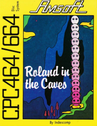 Roland In The Caves Amstrad CPC US box art
